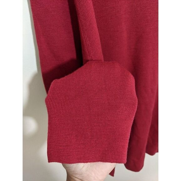 Pringle of Scotland Vintage Women Sweater Tunic Pure Wool Knit Hook & Eye Large - Picture 10 of 13